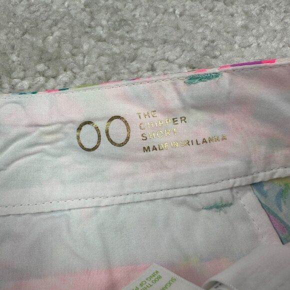 Lilly Pulitzer The Chipper Short Fan Sea Pants Pink NEW - Picture 5 of 14